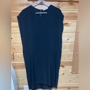 Everlane The Japanese Goweave Cocoon Dress Black 4